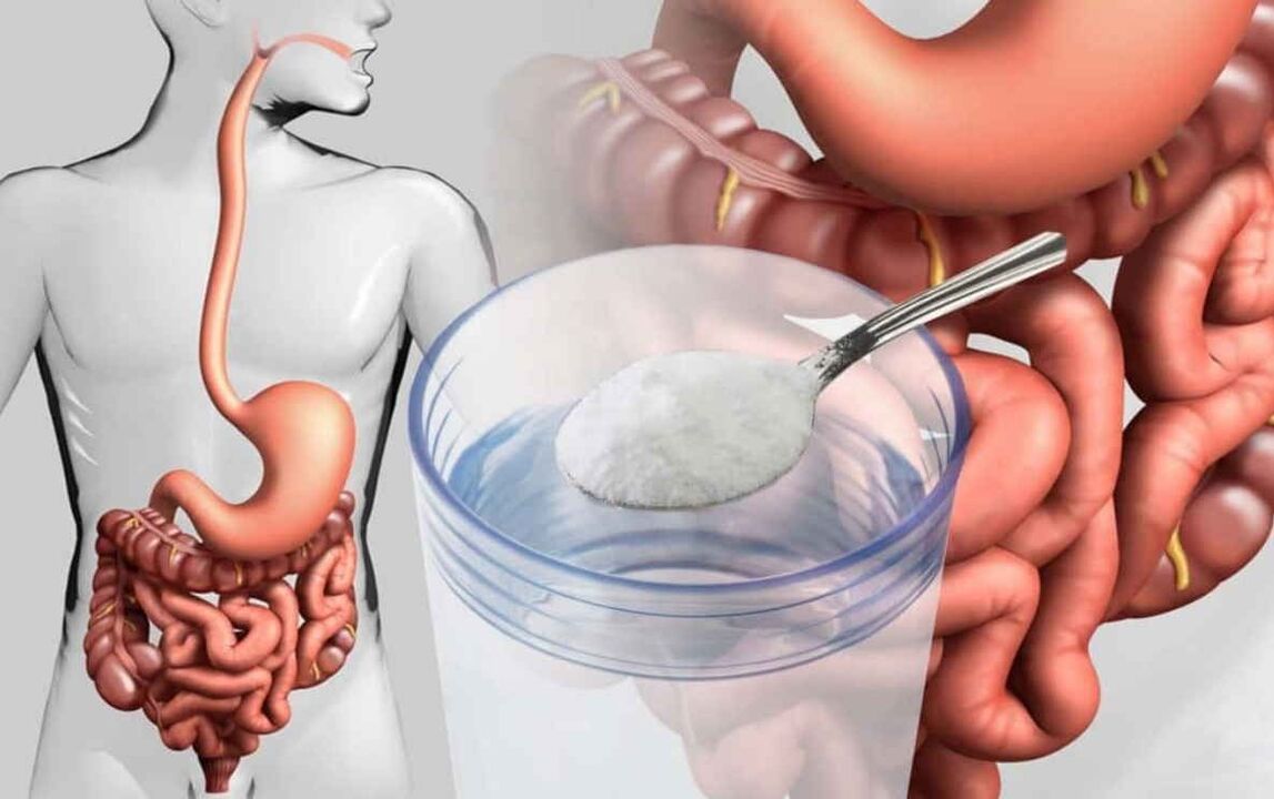 intestinal cleansing with salt water